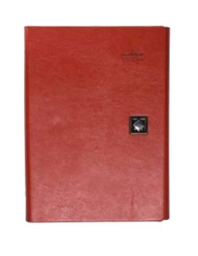 Grand Gifts Corporate Diary Red Refillable Ring Binder Spiral Binding