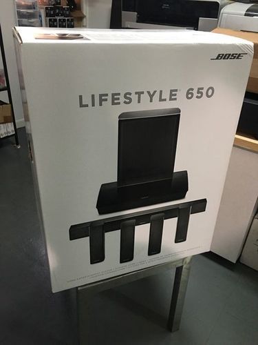 Black/White Bose Lifestyle 650 Home Theater System - White ...