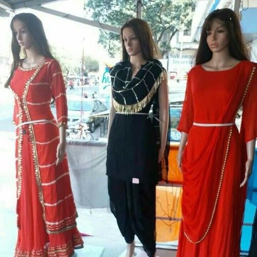 Short Kurta Dhoti Saree