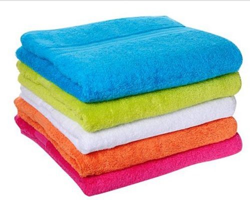 Smooth Texture Plain Towels