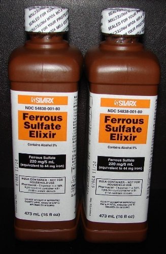 High Grade Ferrous Sulfate Elixir