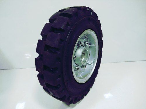 Trolley Wheel 16 X 4x 8 Inch With Rim Hub