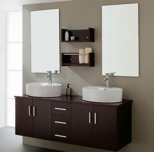 Wooden Bathroom Cabinet