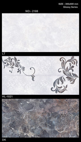 300 x 600mm Ceramic Glazed Digital Wall Tiles with 9mm Thickness
