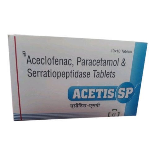 Aceclofenac Paracetamol And Serratipeptidase Tablets