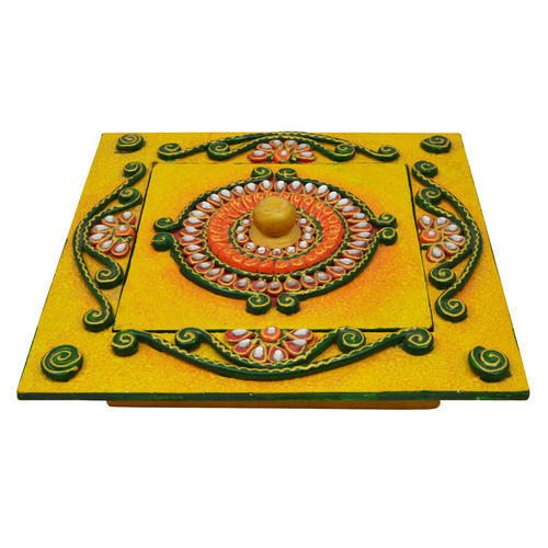 Dry Fruit Box With Kundan Work