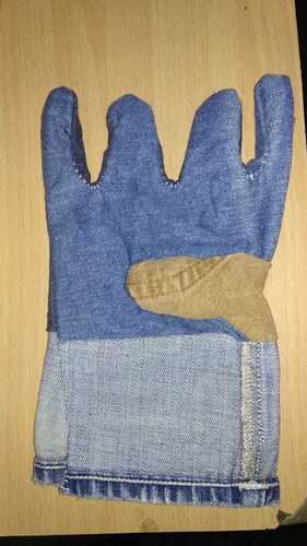 Blue Washable Jeans Hand Gloves