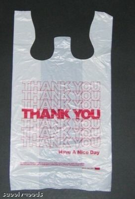 Printed Plastic T Shirt Bags