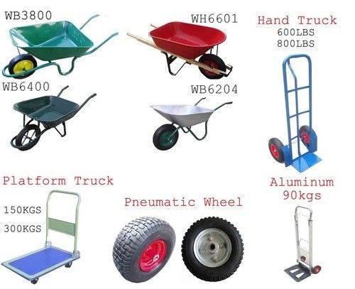 Blue Strong Wheel Barrow Trolley