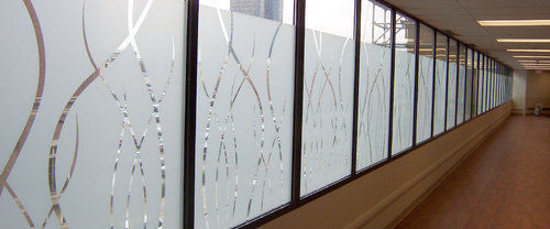 Water Resistance Frosted Window Film With Fire Protection Quality Application: Office