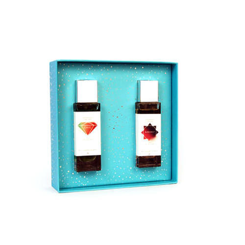 उसके लिए सभी अच्छी सुगंध फल और एम्बर डुओ सुगंध सेट