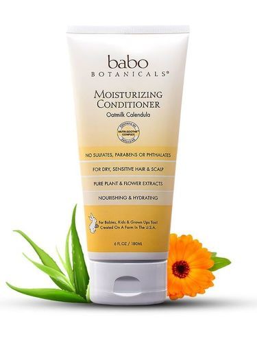 Babo Botanicals Natural Moisturizing Hair Conditioner For Entire Family