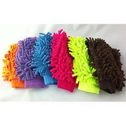 Microfiber Full Finger Washing Gloves