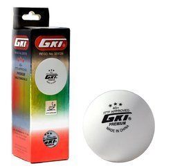 Premium 40 Plus 3 Star GKI Table Tennis Ball