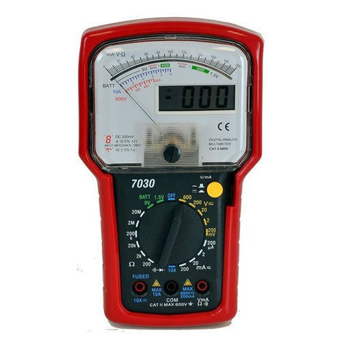 3.5x3.5x2 Inches 50-hertz Square Abs Plastic Analog Voltmeter at