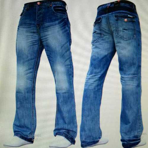 Mens Denim Straight Jeans