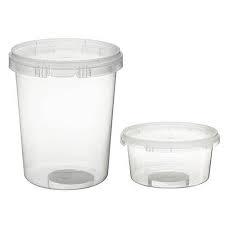 Round Plastic Airtight Container