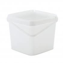 Square Plastic Transparent Bucket