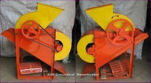 Yellow Durable Groundnut Decorticator 1 Hp Model