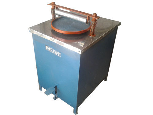 Blue Semi Automatic Chapati Rolling Machine