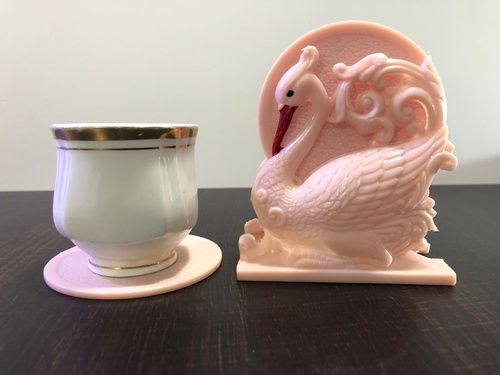 Swan Design Coaster Stand