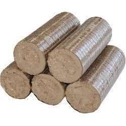 White Saw Dust Briquettes