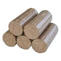 Cost Efficient Bio Coal - Agricultural Waste Biofuel Logs 300x100mm Brown | Eco-Friendly 4500kcal/kg Low Ash Content