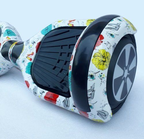Gogoa1 Hoverboard 6.5 Inch Self Balance Scooter White Flower