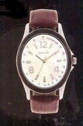 Round Leather Straps Watches