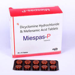  डायक्लोमाइन हाइड्रोक्लोराइड (आईपी 10 मिलीग्राम और मेफेनैमिक एसिड 250 मिलीग्राम) 