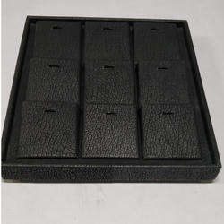 Black Color Leather Tray