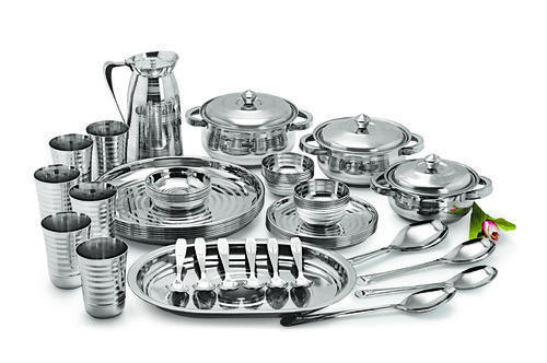 New Stainless Steel Dinner Set