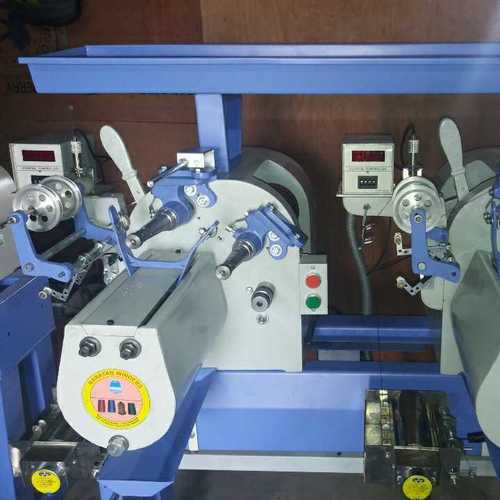 Sky Blue Sewing Thread High Speed Winding Machine 