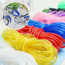 Yellow, Red And Blue Plastic Threads