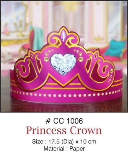 Princess Paper Party Crown