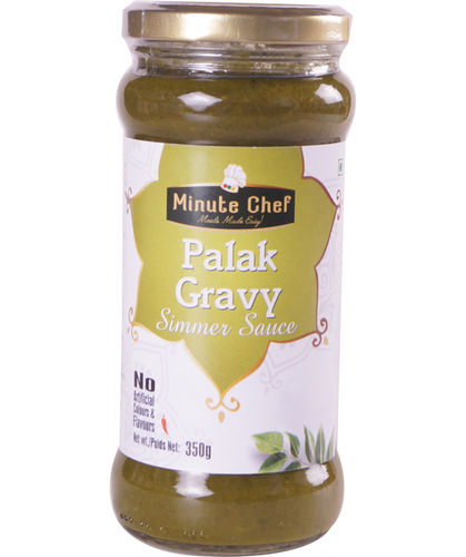 Minute Chef- Ready to Cook Palak Gravy Simmer Sauce, 350g