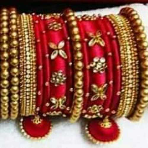 Silk Thread Ladies Bangles Gender: Women