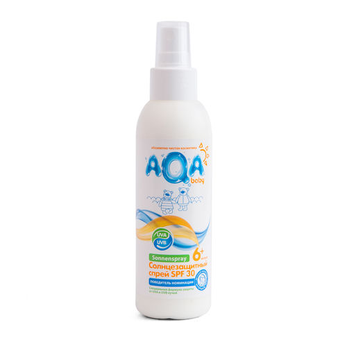 Aqa Baby Sunscreen Spray Spf 30 - 100Ml Size: 100 Ml