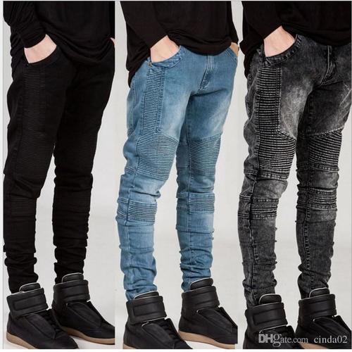 black fancy jeans