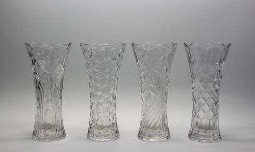 Designer Clear Glass Vase