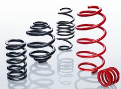 पेचदार संपीड़न और शंक्वाकार स्प्रिंग्स