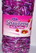 Strawberry Flavour Soft Toffee