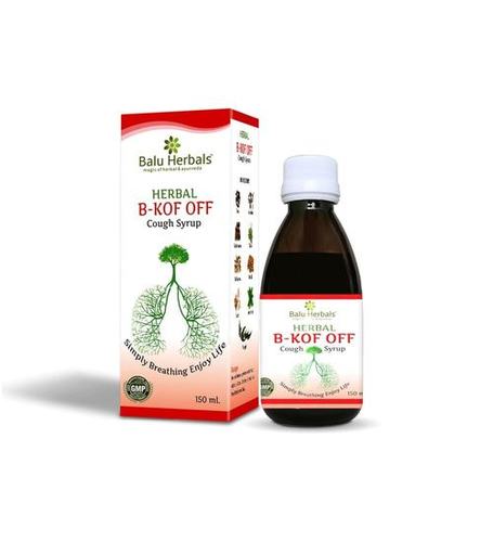  आयुर्वेदिक मेडिसिन B Kof Off Cough Syrup 150Ml 