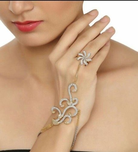 Buy Gold-Toned Bracelets & Bangles for Women by Shining Diva Online |  Ajio.com