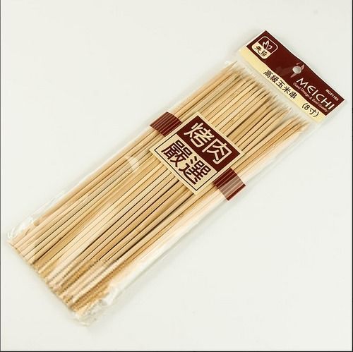 Wooden Bbq Skewer Decorative Skewers