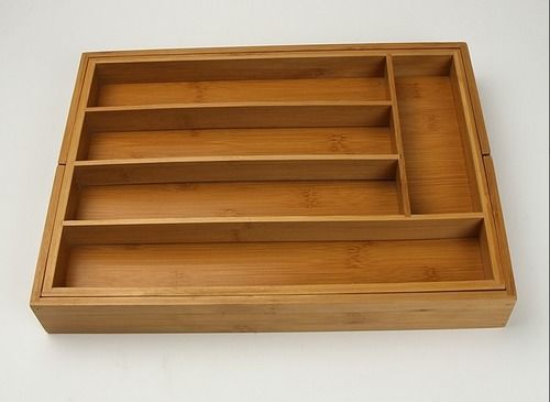 Wooden Kitchen Drawer Storage Box