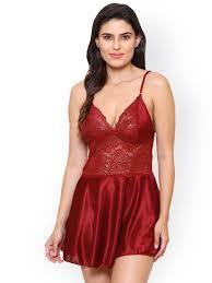 Red Designer Ladies Nighty