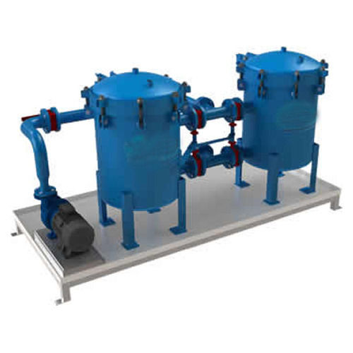 Blue Skip Mounted Filter Machine