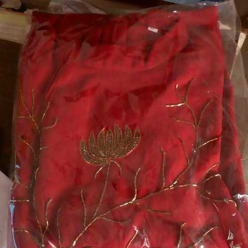 Red Embroidered Ladies Kurti
