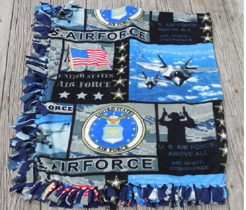 Air Force Design Printed Blanket